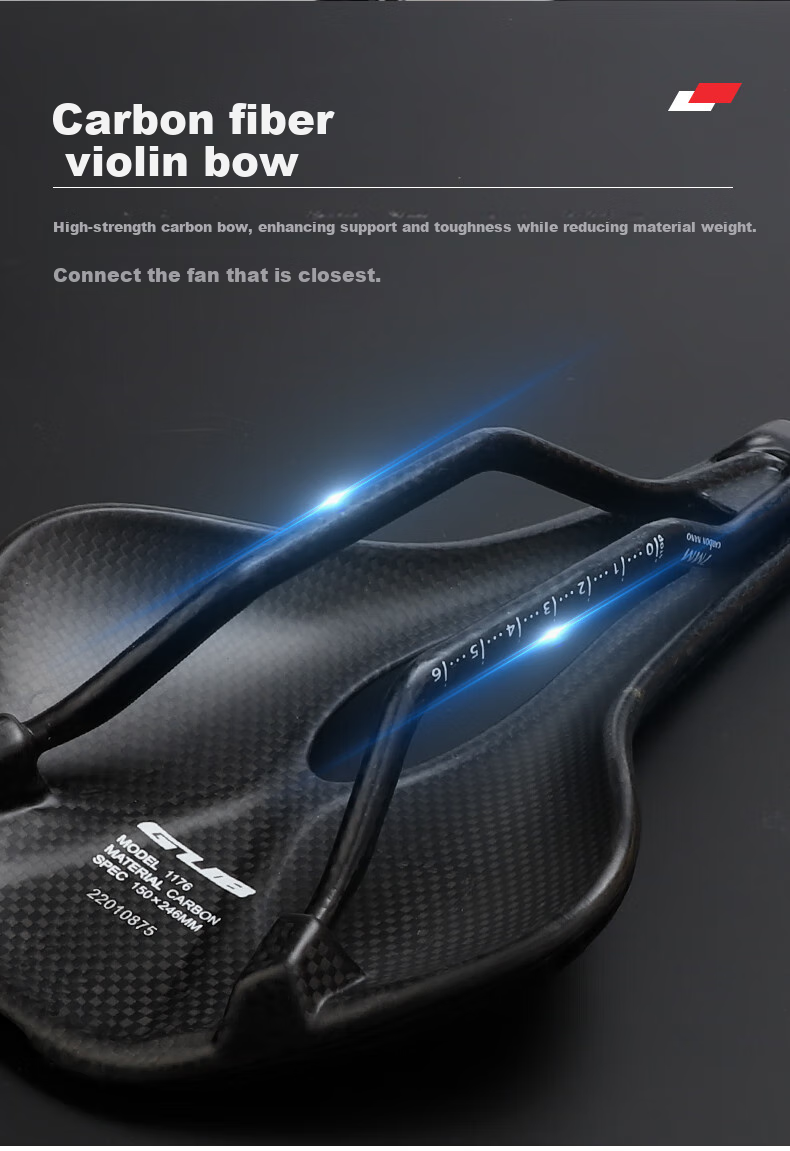 GUB 3D Printed Cushion, Carbon Fiber, for Racing Road And Mountain Bikes, Bicycle Seat, Cycling Equipment, 1176 6