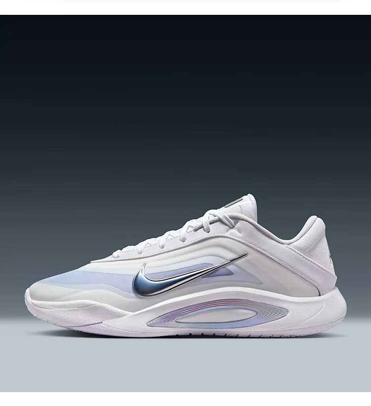 NIKE NIKE Unisex Basketball Shoes A'ONE EP Ajatong Model Sports Shoes FZ8606-100 White Size 40 2