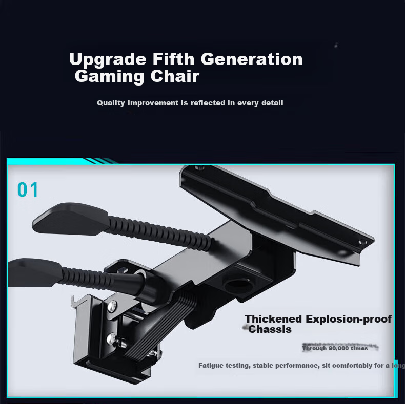 Quanpinwu Gaming Chair, Computer Chair for Men, Comfortable for Long Sitting, Office Chair, Reclining, Dormitory Ergonomic Chair, Height Adjustable, Gaming Seat 13