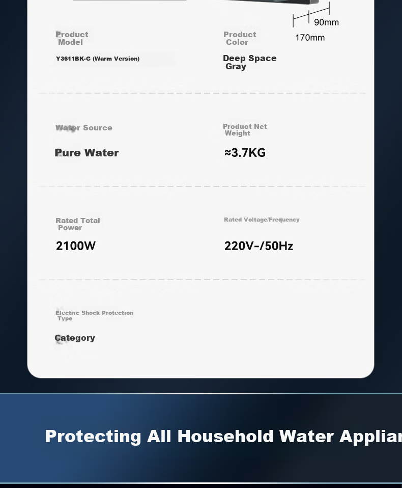 Anjier Whole House Water Purifier Home Three-Piece Set [Yulong Pro1200G + 3526 Pre-Filter + 3611 Under-Sink System], Reverse Osmosis Under-Sink Filter 13