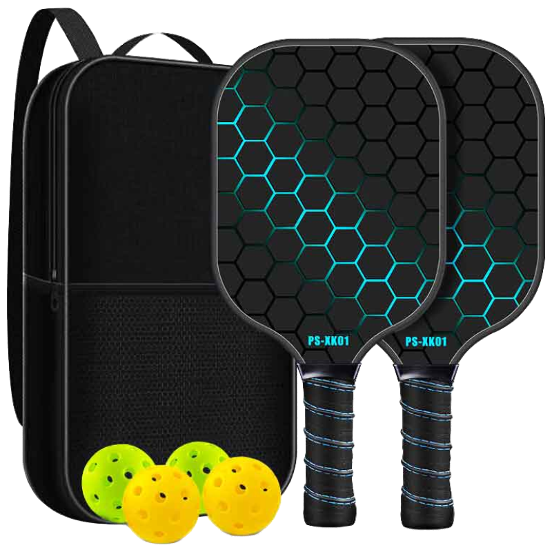 BIBIQ Pickleball Racket Fiberglass Professional Complete Set for Children and Adults