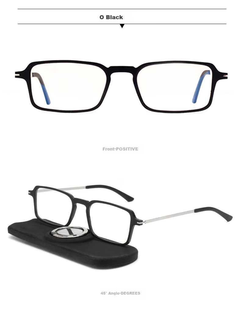 Lianshang Anti-Blue Light Reading Glasses for Men And Women, Foldable Portable High-Definition Phone Glasses for Elderly with Presbyopia, Model 7024N 250 Degrees 16