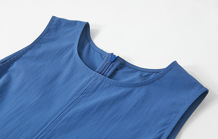 Demna【Cloud Oxygen Cotton Air Skirt】Summer Irregular Design Round Neck Sleeveless Elegant Women's Bud Dress 9