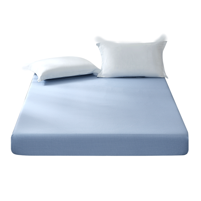 Fuannaertong Pure Cotton Fitted Sheet, Class A, 60-Count Long-Staple Cotton, Single Piece Fitted Sheet, 100% Pure Cotton Bed Cover, 180*200*30cm