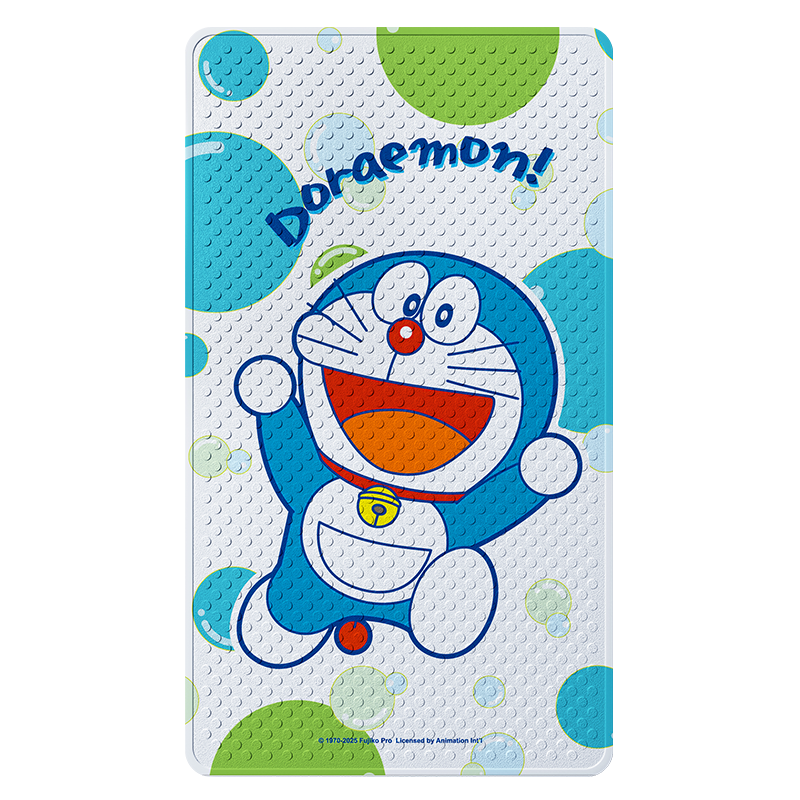 Dajiang Doraemon Co-Branded Printed Non-Slip Bath Mat for Children's Shower Room And Bathroom, Anti-Fall Floor Mat, 50x80cm
