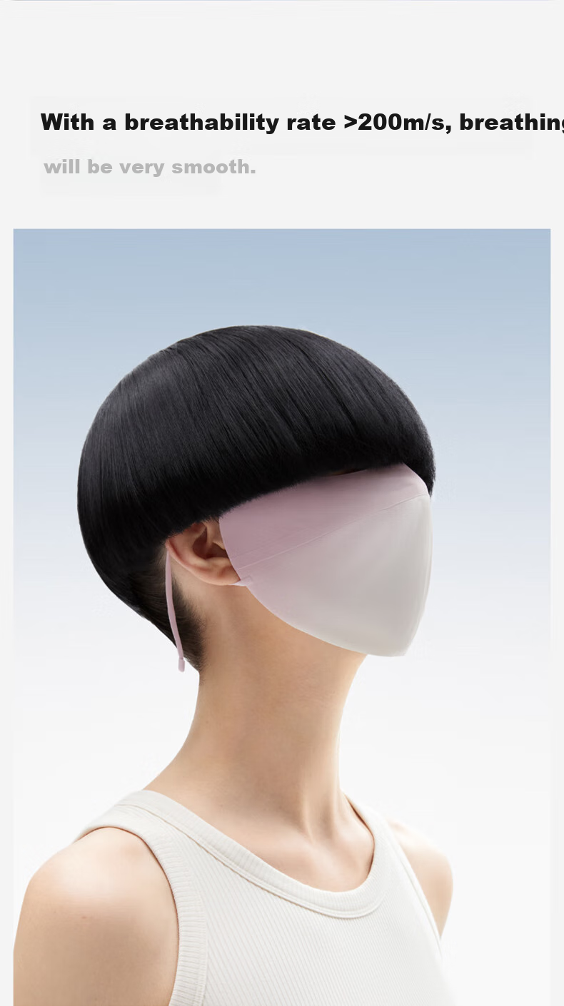 Bananain Liangpi 301UV Air Sun Protection Face Mask, Unisex Ice Silk Full-Face UV-Resistant Sunshade Face Cover 8