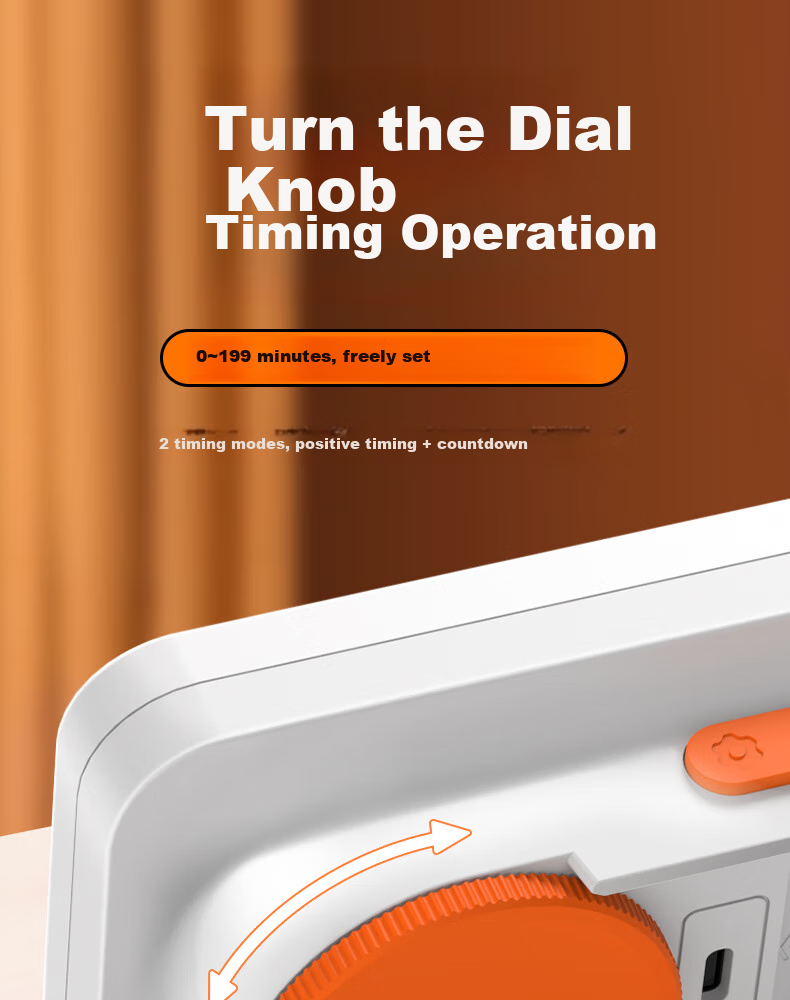 Timess Visual Timer Alarm Clock for Students And Children, Wake-Up Self-Discipline Tool, 202 New Model Multifunctional Rechargeable Time Management Device, Silent Timer for Back to School 13