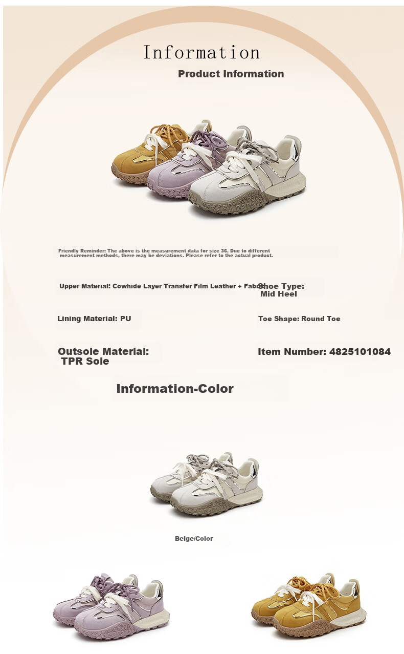 DAPHNE Purple Dexun Shoes for Women, 2026 New Spring Fashion Versatile Casual Shoes, Breathable Sneakers 4