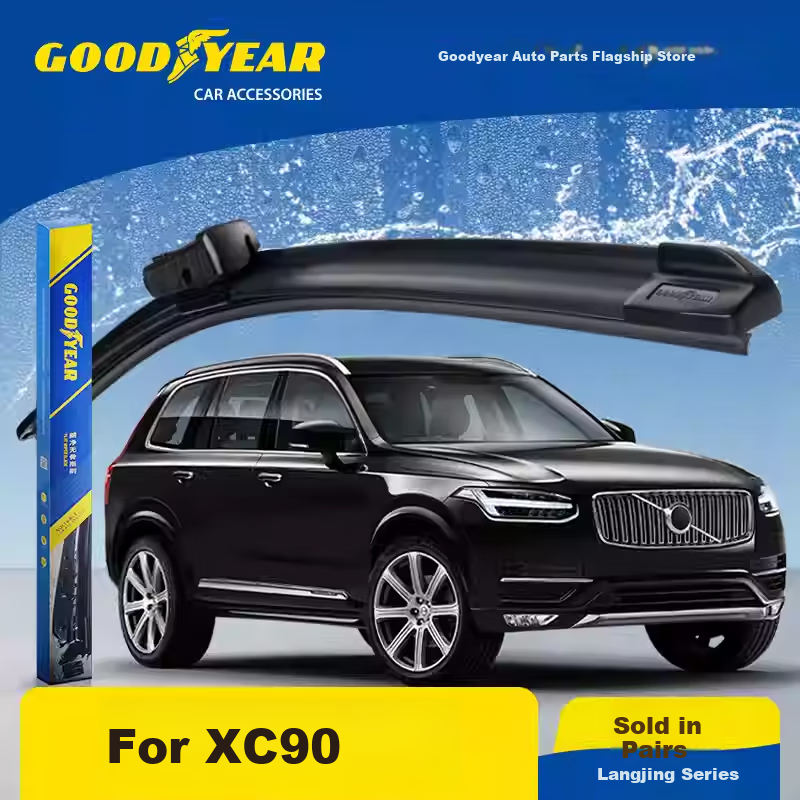 Goodyear Volvo XC90 Windshield Wipers for 2016-2025 Models, Original Factory Rubber Strip Accessories, Wiper Blades