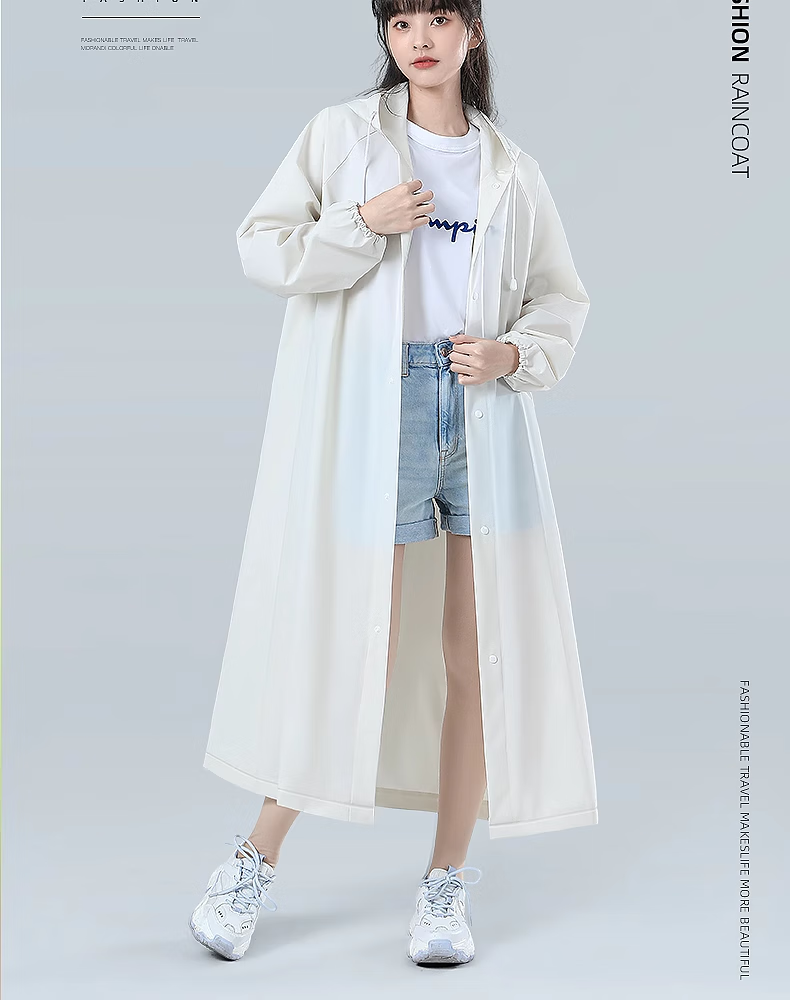 BWNK Reusable Raincoat, Adult Outdoor Long Style, for Electric Bike Riding, Thickened, Travel Wear, Portable Poncho 17