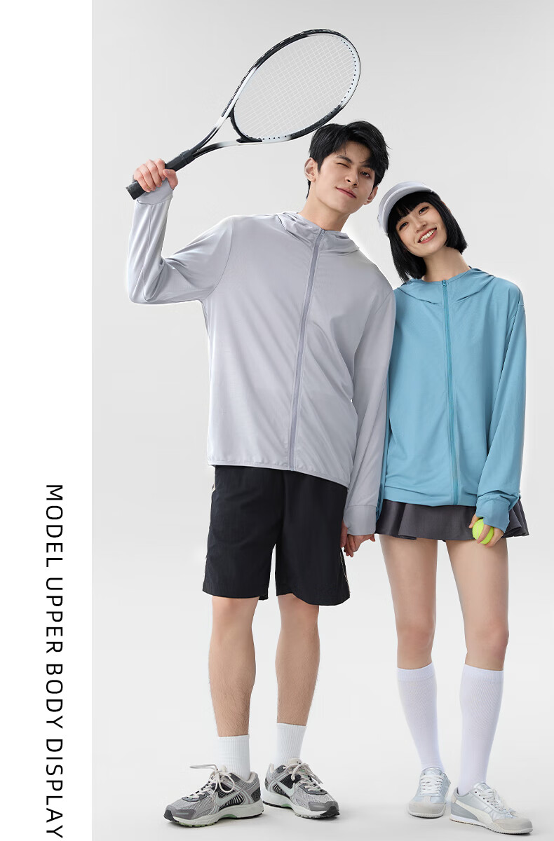 Baleno Sun Protection Jacket for Men And Women, Summer UPF50+ Lightweight Ice Silk Breathable Quick-Dry Hooded Coat, Commuter Long-Sleeve Jacket 16