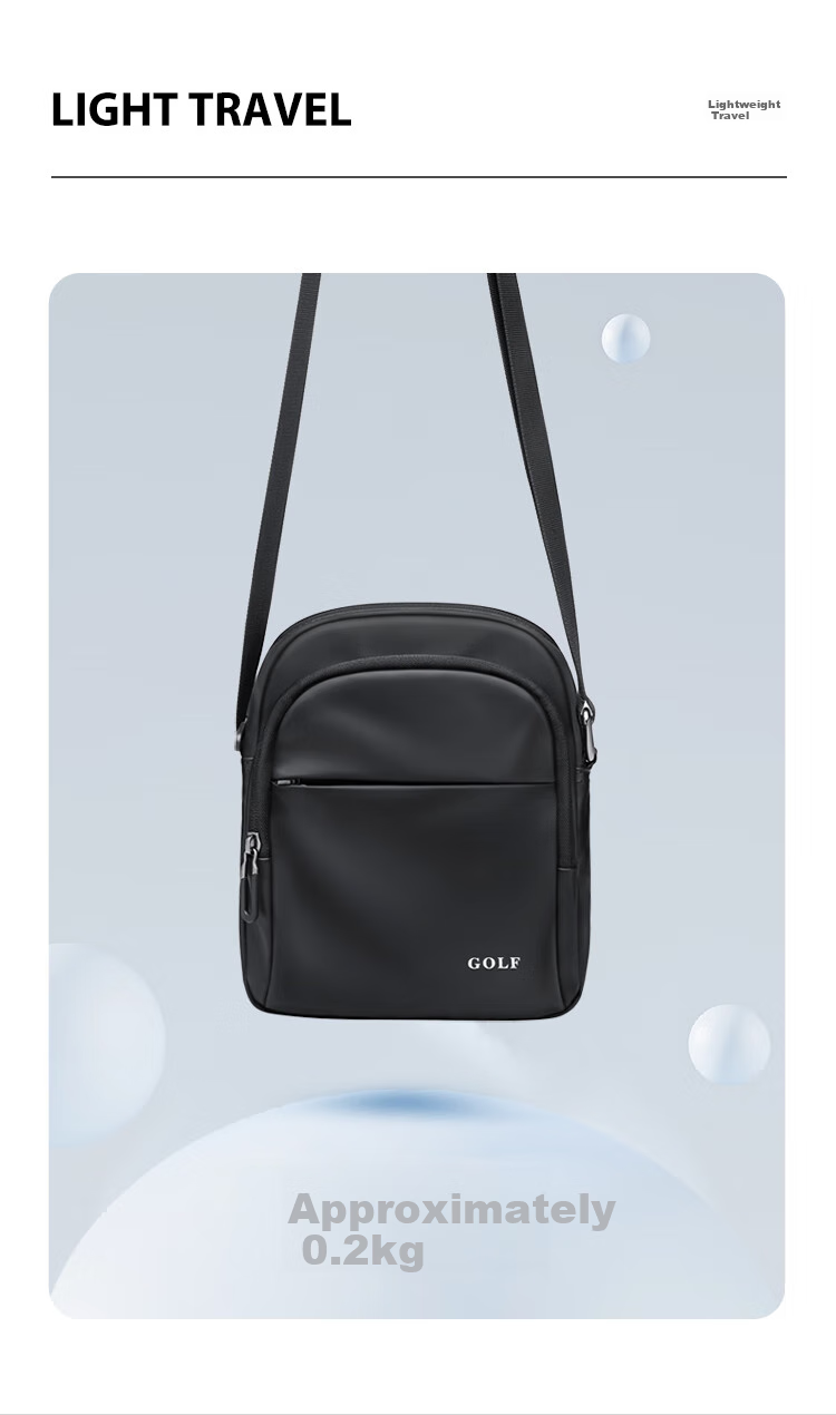 GOLF Shoulder Bag, Casual Crossbody Bag for Men And Women, Phone Bag, IPad Mini Bag, Water-Resistant Cycling Sports Messenger Bag 8