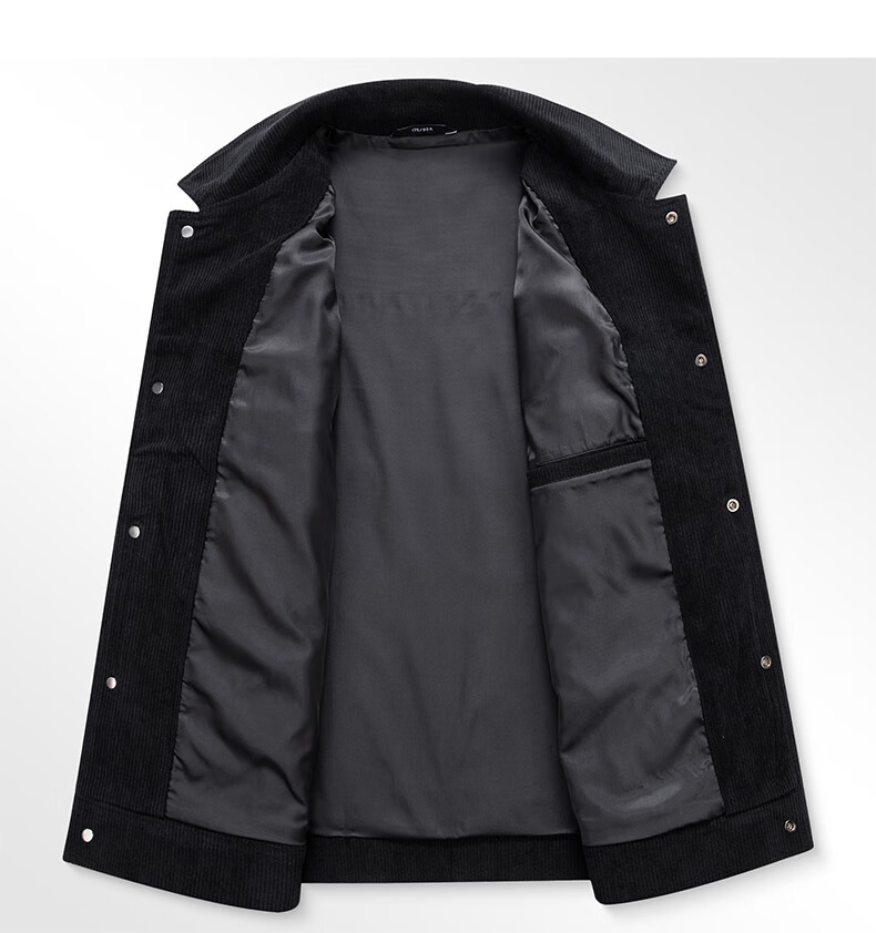 Shanshan [Corduroy] High-End Men's Casual Lapel Workwear Loose Trendy Versatile Jacket Coat for Spring and Autumn 11