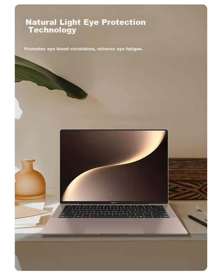 HONOR MagicBook Art14 2025 [Subsidies], Ultra-Thin AI Laptop with Core Ultra5, 32GB RAM + 1TB Storage, 3.1K Display, Eye Protection, Summer Olive Gree 24