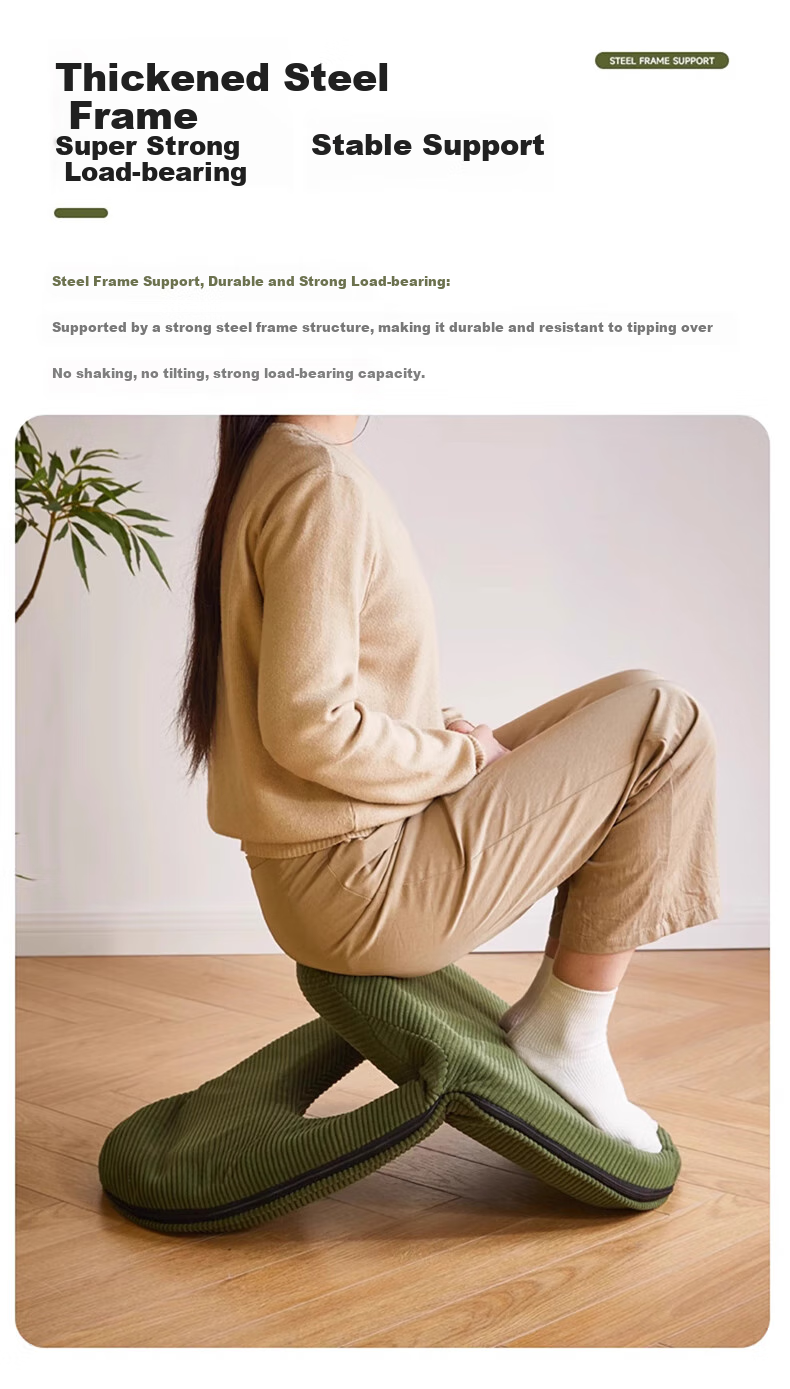 JIAYI Lazy Sofa Tatami, Foldable Bay Window Seat Cushion, Small Apartment Leisure Bed Backrest Chair, Home Small Sofa Chair 4