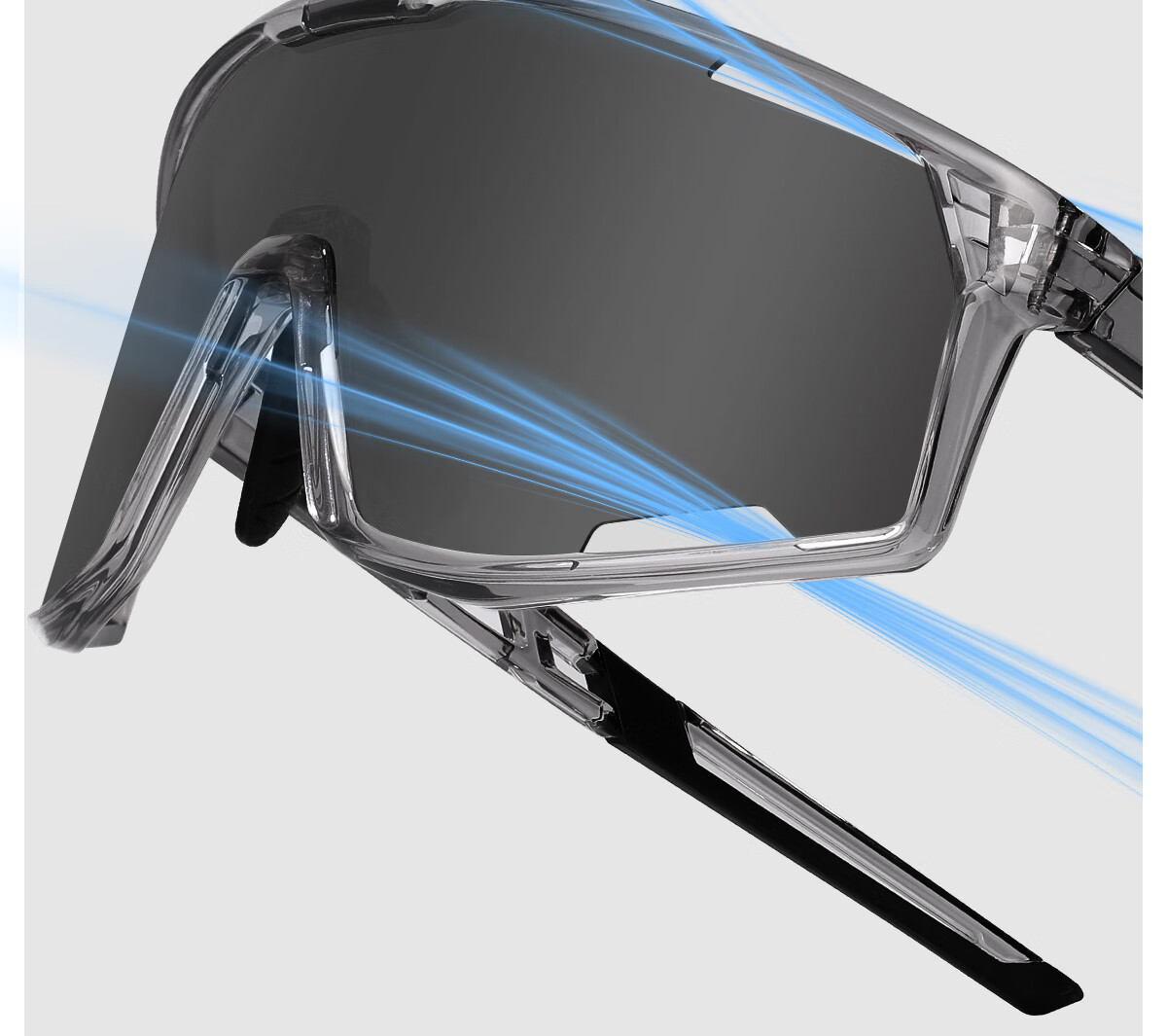 KAPVOE Full-Frame Photochromic Cycling Glasses for Day And Night Use, Outdoor Sports Goggles for Men And Wome 5