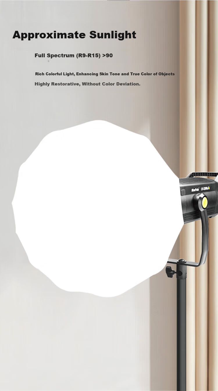 Nice Foto La-2000A LED Dual Color Temperature Photography Light, Studio Photo Light, Short Video Shooting And Live Streaming Fill Light, La-2000A Single Light [Dual Color Temperature] 5