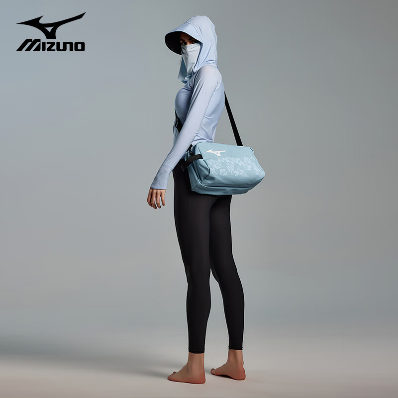 Сумка для плавания MIZUNO с отделением для мокрых вещей, водонепроницаемая, ручная, большая вместимость, спортивная сумка для плавания C001, синяя