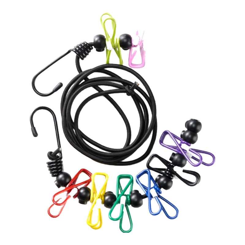 Etravel Clothesline Travel Strap with Fixed Clips, Windproof And Non-Slip, for Dormitory And Home Use, Strong Drying Rope, Outdoor Portable Hotel 12 Clips