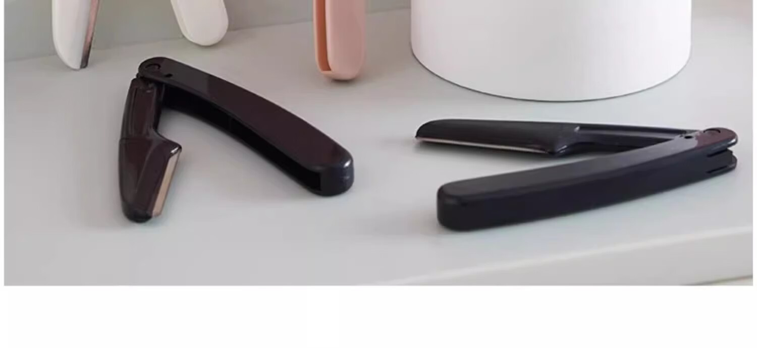 Bodiao Foldable Eyebrow Razor Safety Type Beginner Eyebrow Shaving Blade Full Set for Men and Women Goddess Festival Gift 10