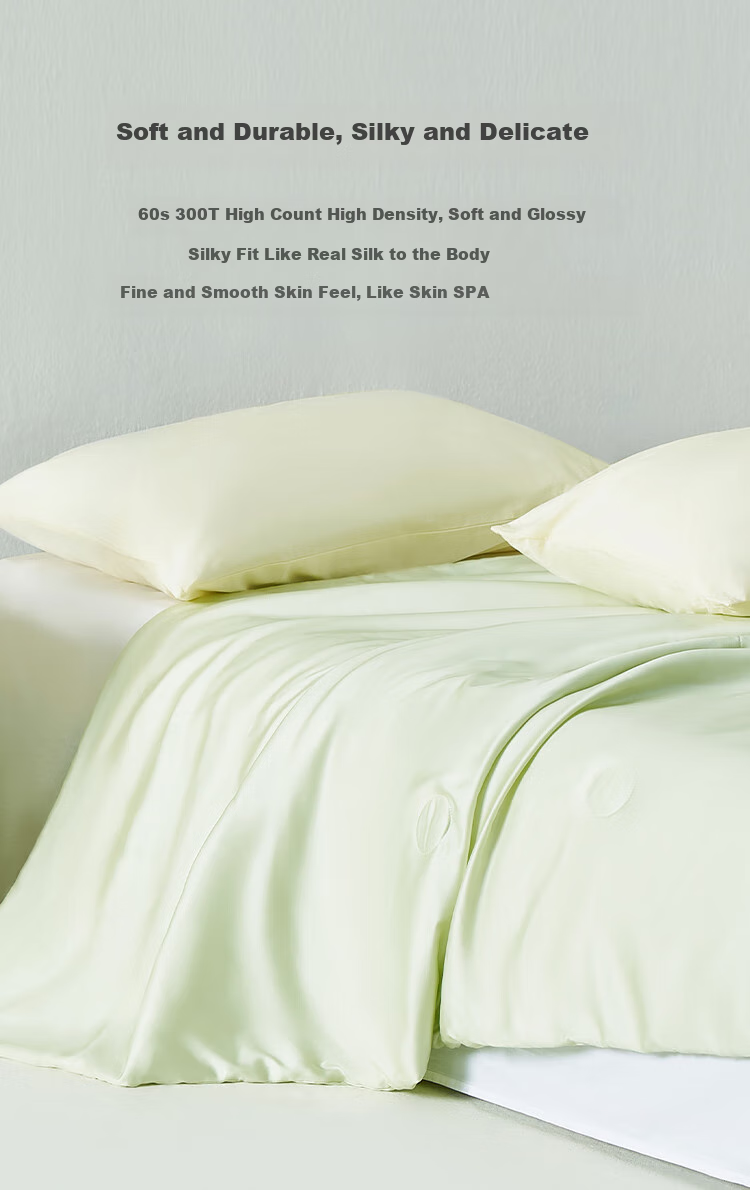JD Original Gelato Ice Cream Quilt, 60-Thread Count Tencel Cooling Comforter, Air Conditioning Summer Quilt, Machine Washable, Avocado Green, 1.5x2m 6