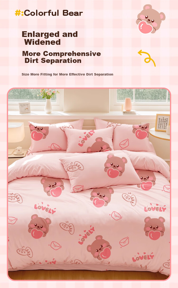 BADIGAO Disposable Bedding Set: Three-Piece Duvet Cover, Pillowcases, And Bed Sheet for Travel, Double-Size, Thickened Bedding for Hotels to Prevent Dirt 6