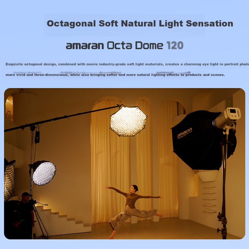 Aputure Octa Dome 120 Portable Quick-Set Octagonal Softbox