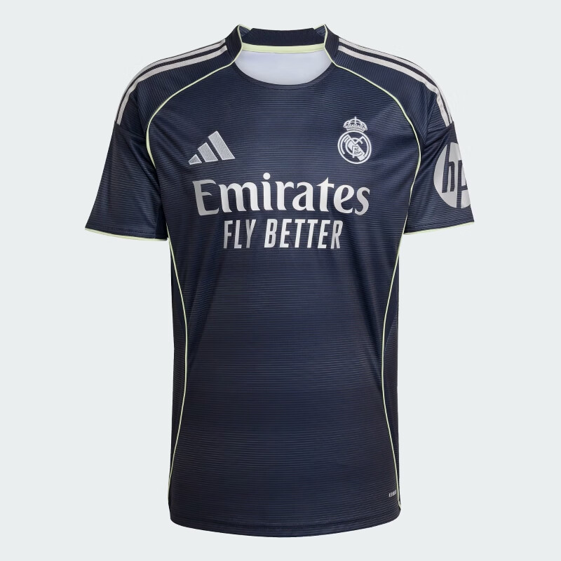 Adidas Men's Football Series, REAL A JSY Real Madrid Fan Edition Away Short-Sleeve Jersey JJ4182, Ink Blue, Size L