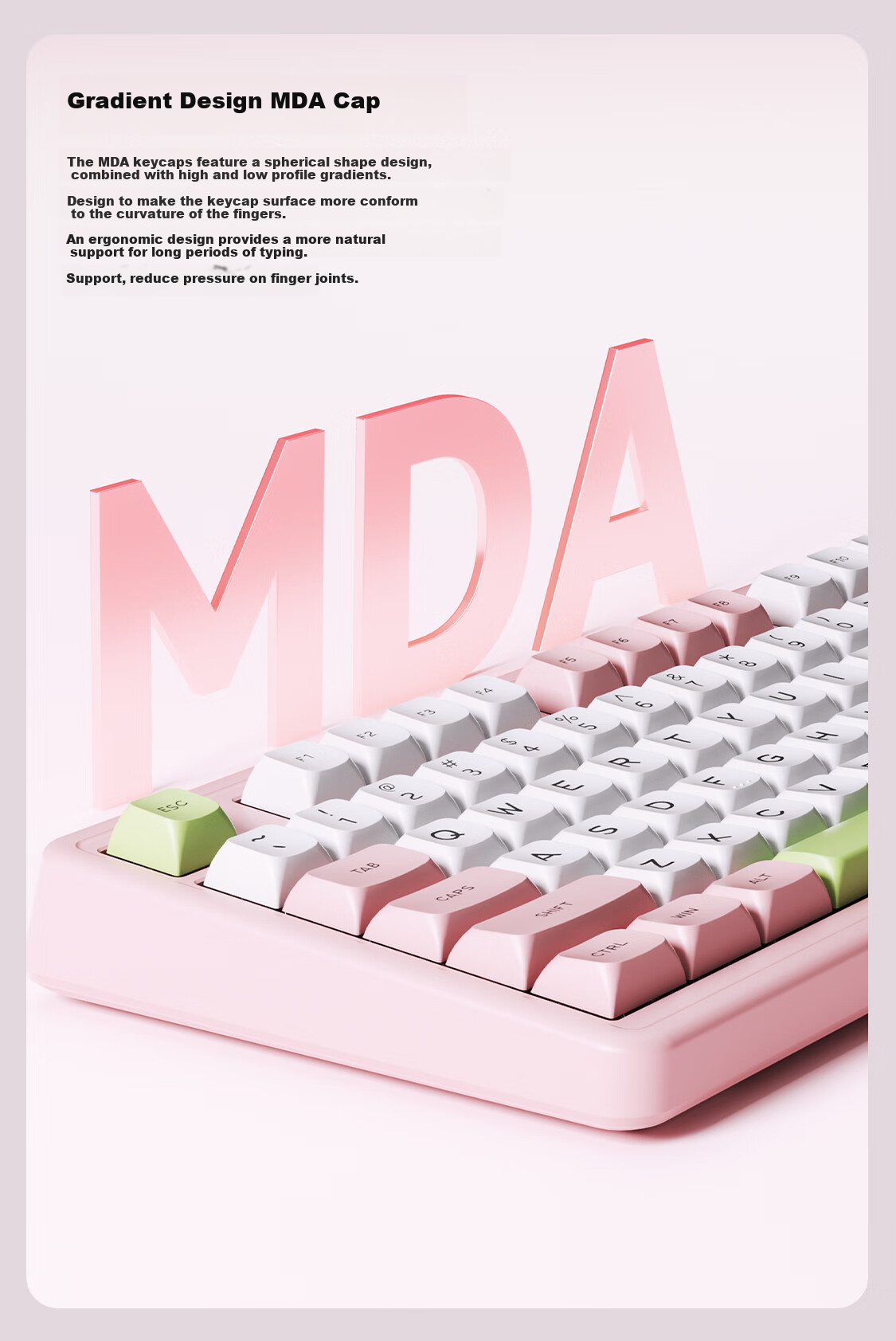 AUSDOM H98 Mechanical Keyboard, Quiet Customizable Wireless Keyboard, Gasket Structure, Full-Key Hot-Swappable, Bluetooth Tri-Mode, Gaming And Office Computer IPad Keyboard, 98 Keys - Yingcaoyu 7