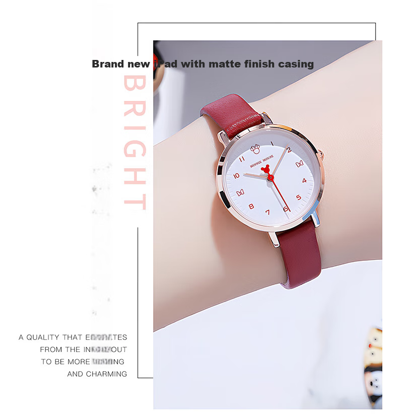 Disney Watch for Women, Students, Elementary School Girls, Children, Middle And High School Students, Back-To Gift, Analog 4