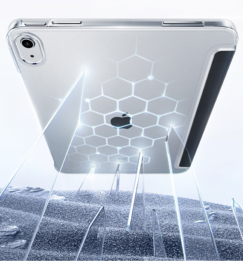 UGREEN IPad Air 8/7/6 Case Compatible with Air 11-Inch M4 Chip 2026 Model, Universal Fit for Air 5/4, Frosted Anti-Bend Protective Cover for Apple Tablets 3