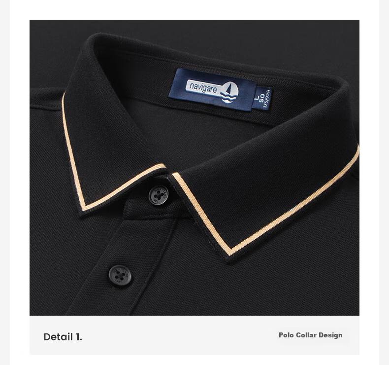 Navigare Small Sailboat Sports Casual Polo Shirt, Summer Style, Cool-Feeling Quick-Dry Commuter Short-Sleeve POLO Shirt, 1325525566 35