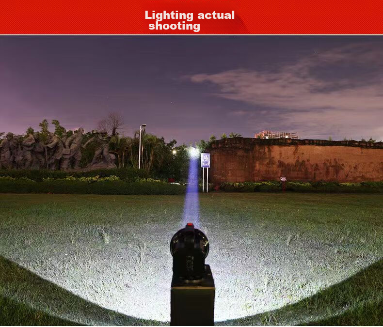 DP High-Intensity Long-Range Flashlight, Long Battery Life, Rechargeable Searchlight, Outdoor Emergency Light, Camping And Fishing Lamp 7077 4