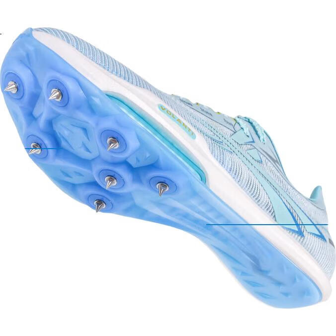 Wolandi Rocket Cushion Track Spikes Full-Length Carbon Plate Professional Sprinting Competition Physical Test Training Shoes for Men And Women, Athletic Shoes, Haigwang, Size 41