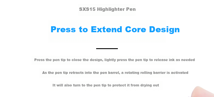Pentel SXS15 Retractable Highlighter Pen, Journal Marker Pen, Extendable Large-Capacity Highlighter Pen with Replaceable Refills, 4.5mm, Purple 7