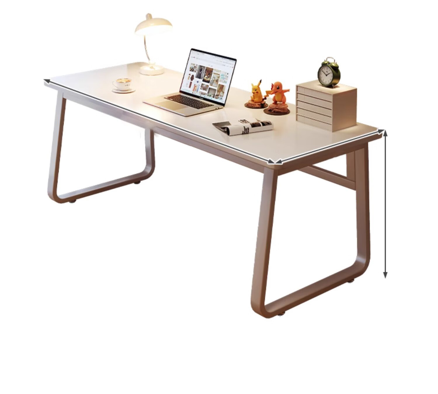 Churong Computer Desk, Desktop Study Table for Home Use, Simple Bedroom Learning Desk, Writing Desk, Office Desk, Gaming Table BGZ786 9