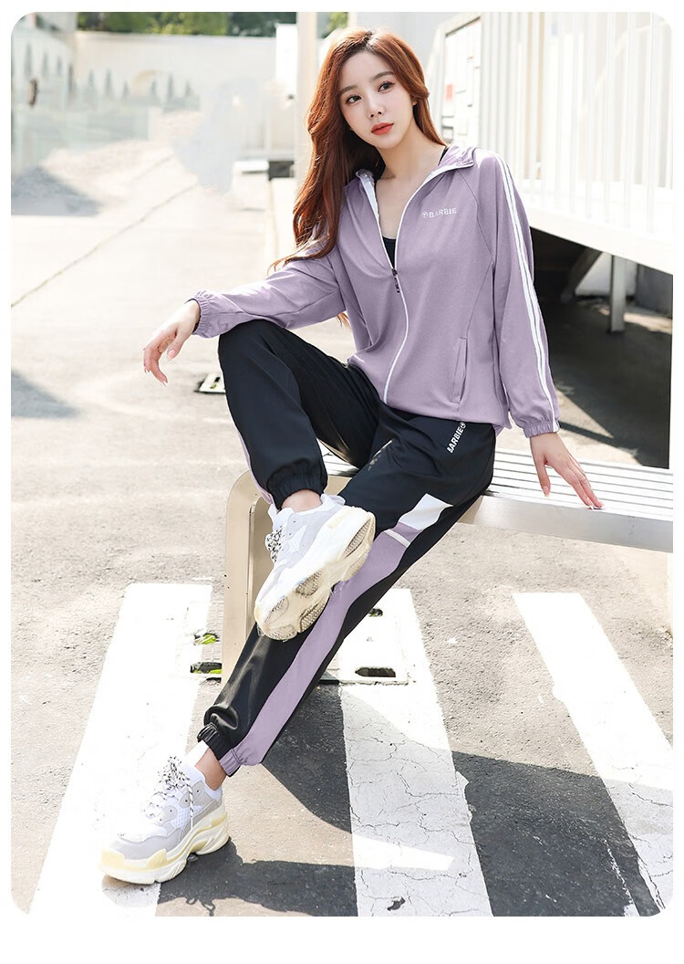 Barbie Badminton Suit Women's Yoga Set Morning Running Suit Casual Suit Running Suit Breathable Sports Suit Ladies Suit 2