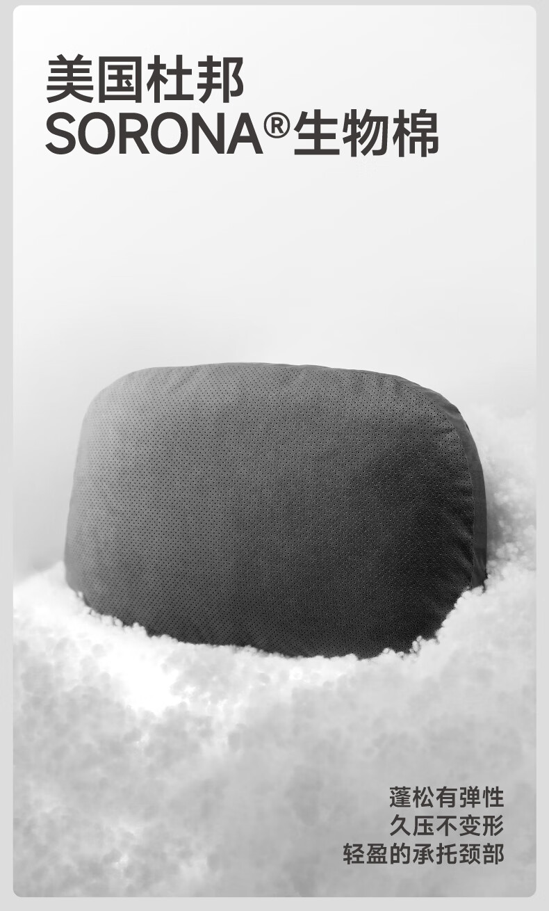 BIMLL Car Lumbar Support Perforated Suede Backrest Cushion Office Waist Pillow Seat Cushion Lumbar Protector Home and Car Use Pillow 3