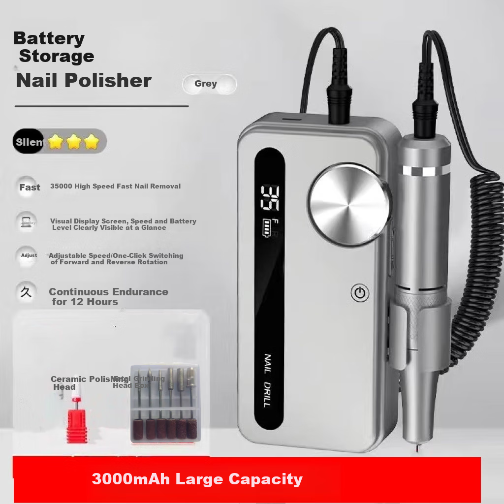 Mingba Nail Drill, Electric Nail File, Nail Removal Machine, Manicure Salon Polishing And Grinding Tool