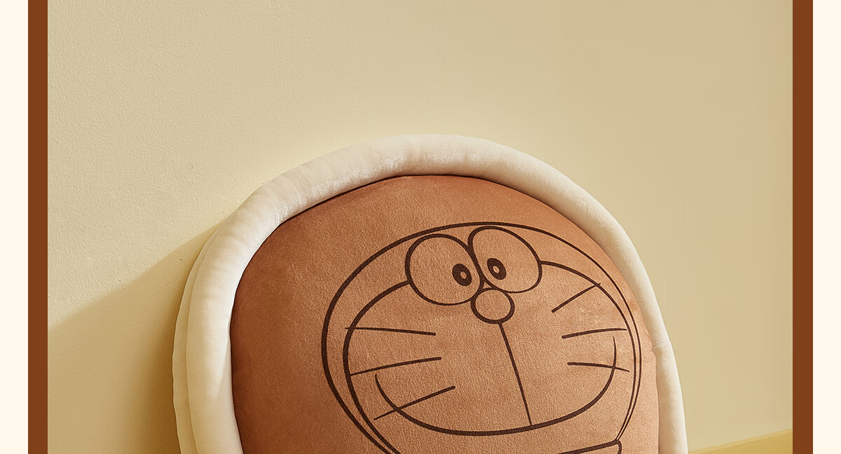 MIDO HOUSE Mingdu & Doraemon Co-Branded Throw Pillow Sofa Living Room Bedroom Home Backrest Lumbar Support Cushion Pillow Core, Memory Foam 8