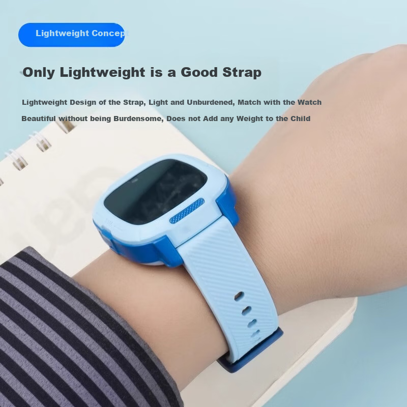 Ремешок Xuanyi для детских умных часов Mitoo Children's Smartwatch 7A, версия Xiaomi Mitoo C7A, мягкий силиконовый, синий