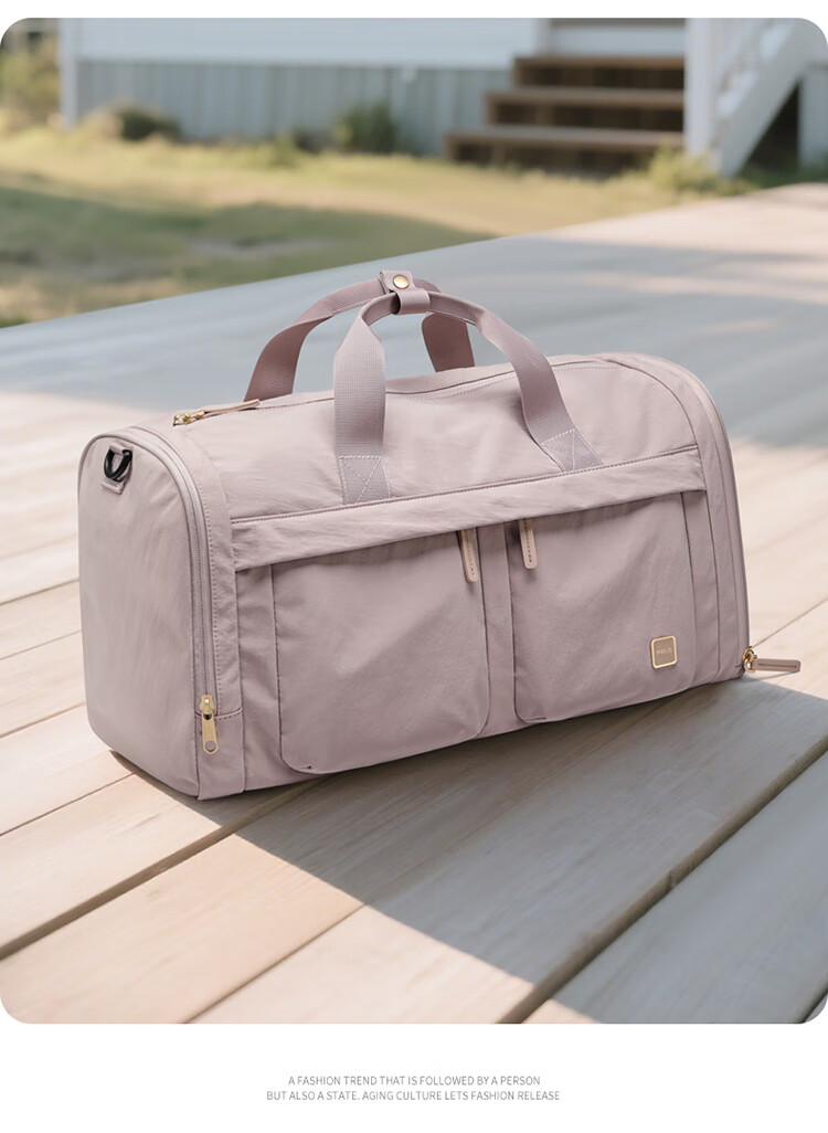 POLO Travel Bag, Women's Sports Fitness Luggage Bag, Large Capacity Business Trip Handbag, Shoulder Crossbody Foldable Storage Bag 6