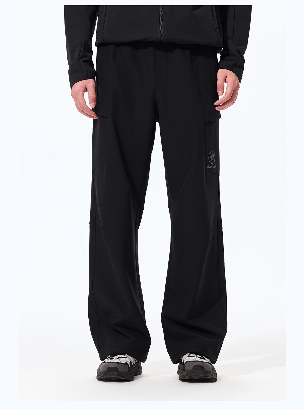 Panda Camel Series Softshell Pants Unisex Water-Repellent Durable Hiking Straight-Leg Trousers Autumn 9227, M 6
