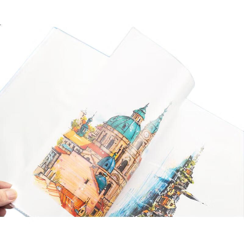 Папка для документов M&G, формат А4, 80 страниц, синяя, ADMN4005