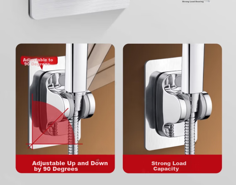 ILeddog [Germany] Large Panel Three-Mode Powerful Pressure-Boosting Shower Head Bathroom Handheld Shower Set HL-005 13