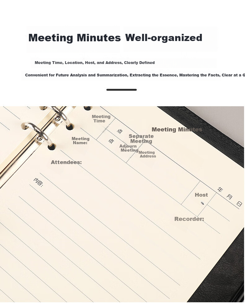 Chaoyou B5 Political Education Notebook, Inner Dimensions 160mm X 220mm, with Page Numbers And Annotations, Replacement Inner Pages, Paperback Notebook, Political Education Set with Refill Paper 8
