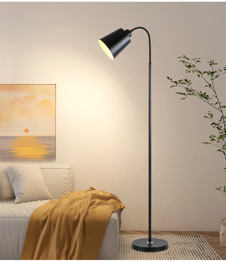 Bolanger Floor Lamp, Study Eye Protection Desk Lamp, Creative Living Room Lamp, Modern Minimalist Bedroom Bedside Lamp, Popular Study Room Standing Lamp Fixture 13