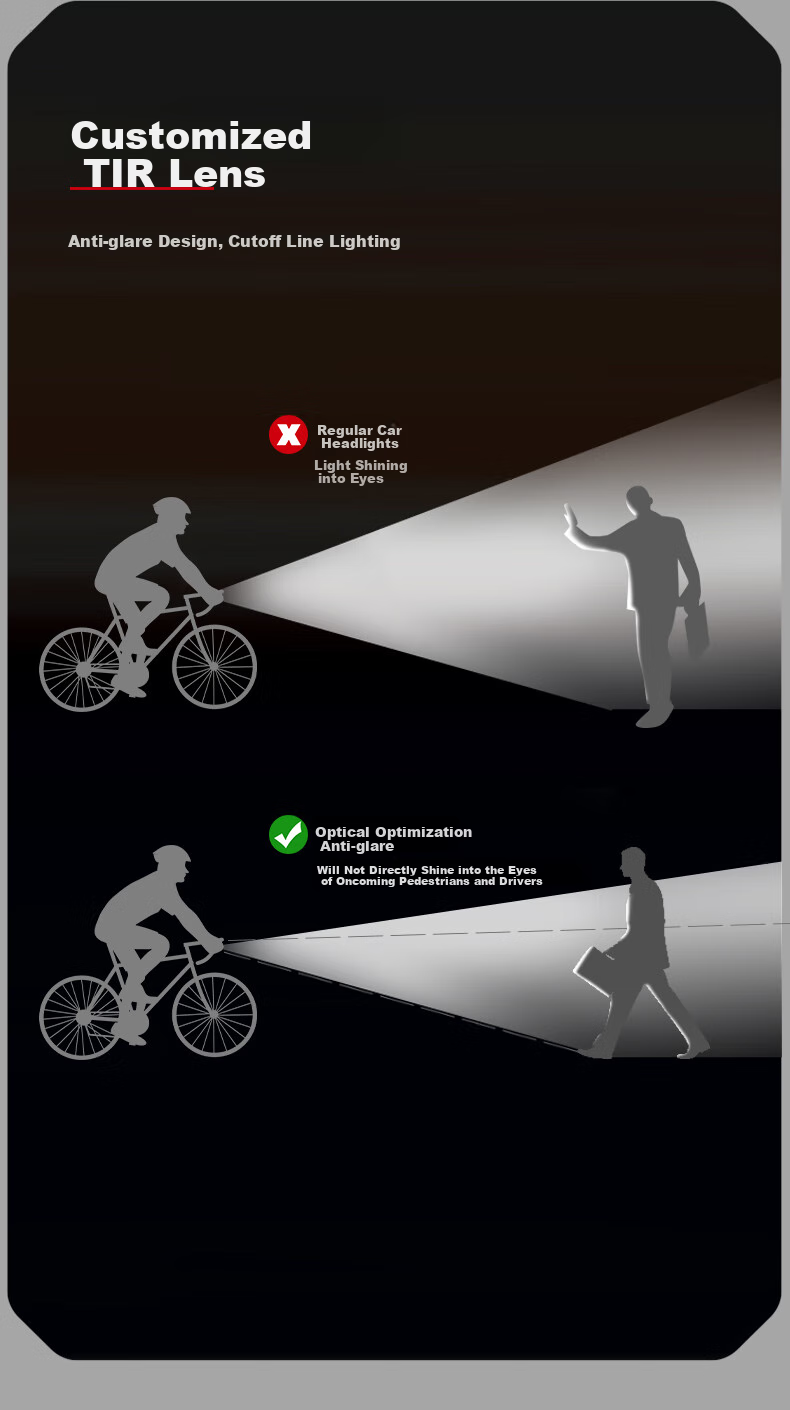 Mentech Spark850 High-Intensity Headlight for Mountain Bikes And Road Bikes, Cycling Accessory, Front Light for Bicycle, White 7