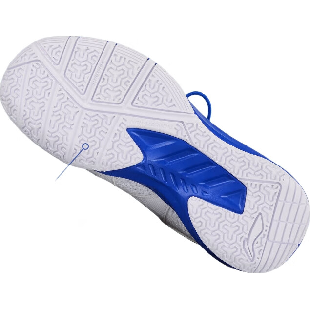 Li-Ning Badminton Shoes, Unisex, Shock-Absorbing, Rebound, Lightweight, Wear-Resistant, for Competition And Training, AYTQ023-1, Blue, Size 41