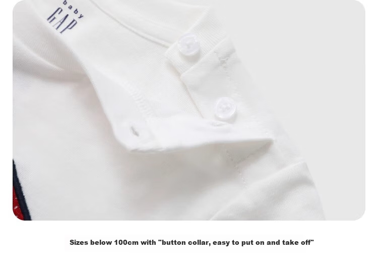 GAP [Same Style for Older And Younger Kids] Boys' Summer Moisture-Wicking Quick-Dry Short-Sleeve T-Shirt Children's Clothing 775228 22